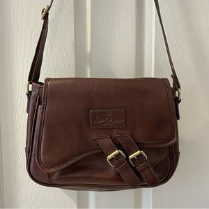 Alan Paine Brown Leather Satchel Bag